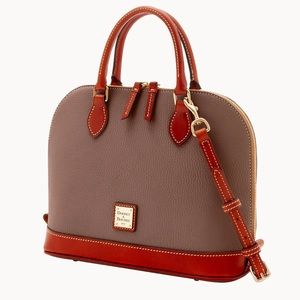Dooney & Burke Pebble Grain Zip Satchel